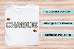 Father’s Day Alphabet clipart, father’s day letters doodle Product Image 3