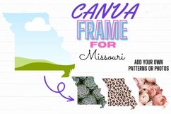 Canva Frame for Missouri Digital Template Product Image 1
