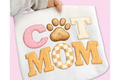 Mother's Day PNG, Crochet MAMA PNG, Faux Yarn Mama Bow PNG Product Image 13