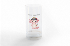 Halloween Axolotl Pirate Costume Eye Patch Sword PNG Uparupa Product Image 3