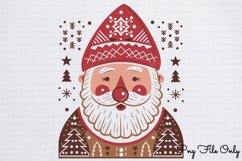 Scandinavian Folk Art Christmas Clipart PNG Product Image 1