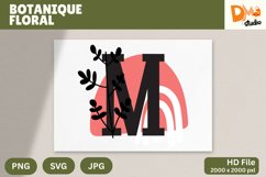 Botanique Floral Monogram Product Image 1