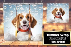 WINTER Puppy Dog Animal Charm 3D Tumbler 20oz Product Image 1