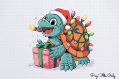 Funny Christmas Animals Clipart PNG Product Image 1
