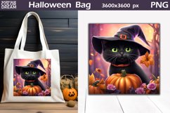 3D Cat Pumpkin Halloween Bag | Witch Cat Halloween Bag Product Image 1