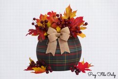 Halloween Autumn Plaid Clipart PNG Product Image 1