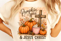 Pumpkin Spice PNG, Funny Halloween PNG, Spooky Season PNG Product Image 1