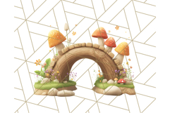Whimsical Woodland Animal Village PNG Clipart Fantasy Forest Product Image 4