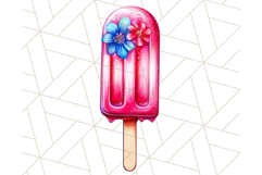 Pink Summer Clipart, Cute Beach Icons, Aesthetic PNG Product Image 4