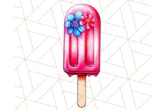 Pink Summer Clipart, Cute Beach Icons, Aesthetic PNG Product Image 4