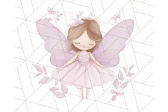 Pastel Purple Fairy Garden Clipart Enchanted Cottagecore Png Product Image 3