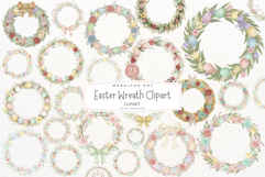 Easter Wreath Clipart Product Image 1