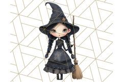 Halloween Whimsy Clipart, Cute Costume PNG Graphics Product Image 4
