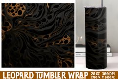 Leopard Print Tumbler Wrap Sublimation Product Image 1