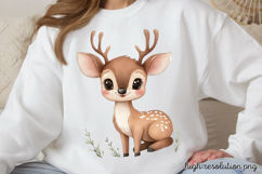 Adorable Cute Fairy Woodland Clipart PNG Product Image 1