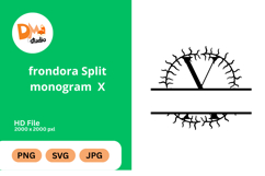 Frondora Split Monogram Product Image 1