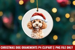 Breeds Of Christmas Dog Ornaments Clipart PNG Product Image 1