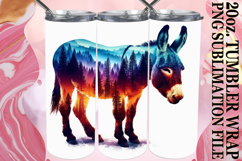 Blissful whispers 20oz tumbler wrap, Animals Art Product Image 1