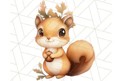 Whimsical Woodland Animals and Nature PNG, Forest Animals Product Image 4