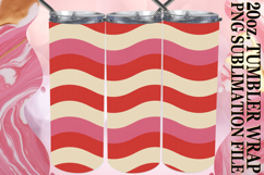 SWEET VIBES 20oz TUMBLER WRAP, Valentine's Pattern Product Image 1