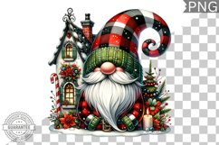 Christmas Gnome Sublimation - Clipart PNG Design Product Image 1