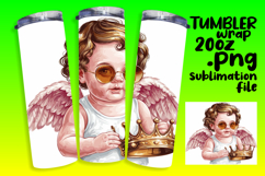 Unique Gift: 20oz Tumbler Design , Cupid Product Image 1