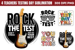 Teachers Testing Day Sublimation PNG Product Image 1