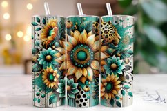 Sunflower Tumbler Wrap | Sublimation | Tumblers Product Image 1