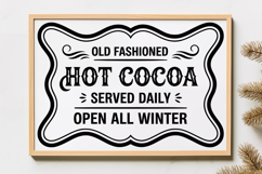 Old Fashioned Hot Cocoa Svg | Christmas svg Product Image 1