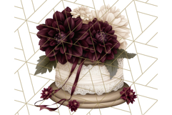 Floral Sewing Clipart PNG Vintage Sewing Elements Needlework Product Image 4