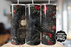 Gothic Christmas Tumbler | Christmas Tumbler Wrap Product Image 1
