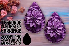 Chic Blossom Pattern Drops Product Image 1
