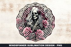 Halloween Witch Wind Spinner Sublimation Design Product Image 1