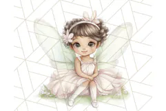 Pastel Fairies and Butterflies PNG, Spring Fantasy Clipart Product Image 4