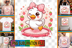 LUMINOUS TSHIRT Gift Ideas PNG, Cute Goose Product Image 1