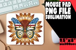 Glory Wings: American Flag Sublimation Mouse Mat Product Image 1