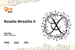 Rosalia Wreaths Monogram Product Image 1