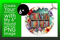 Unique Circle Design Car Coaster Template , Books Product Image 1