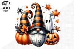 Halloween Gnomes Sublimation - Clipart PNG Design Product Image 1