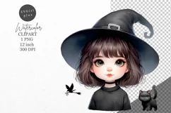 Halloween clipart, Witch clipart, Autumn clipart Product Image 1