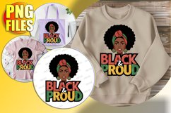 Fun TSHIRT Magic PNG, Afro Woman Product Image 1