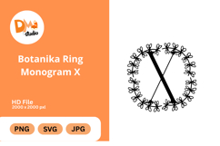 Botanika Ring Monogram Product Image 1