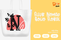 Fleur Nomad Boho Floral Monogram Product Image 1