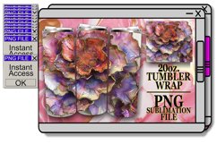 Glittering Blossom Extravaganza Tumbler Collection Product Image 1