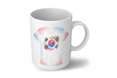 Taegeukgi Mugunghwa Printed T-Shirt Design PNG Korean Product Image 6