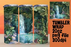 Summer Vibes 3D Landscape Tumbler Wrap Product Image 1