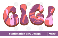 gigi Png Retro Retro Mother&#039;s Day Mom Sublimation Product Image 1