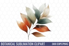 Botanical Sublimation Clipart Product Image 1