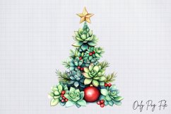 Cozy Christmas Houseplant Clipart PNG Product Image 1