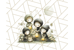 Enchanted Garden Healers Clipart PNG, Animal Plant Png Product Image 4